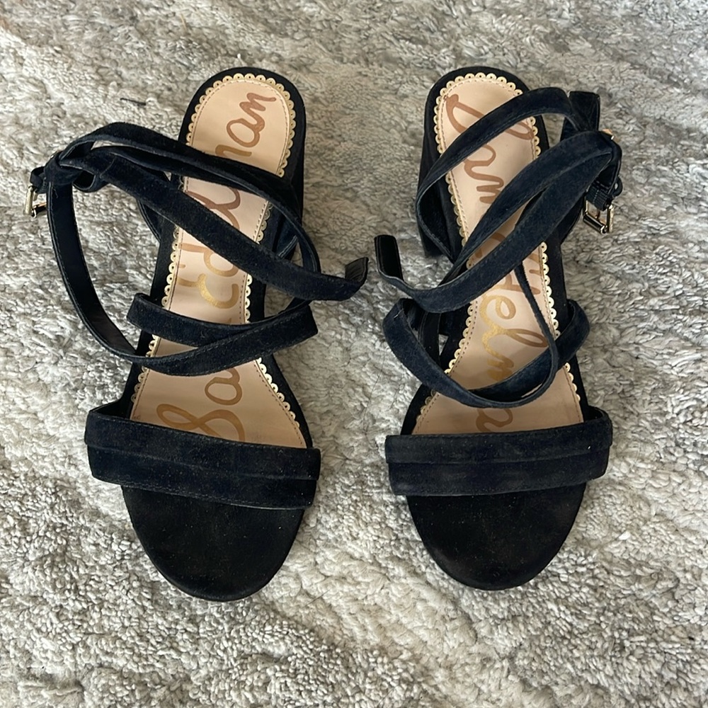 Sam Edelman black sandals/heels